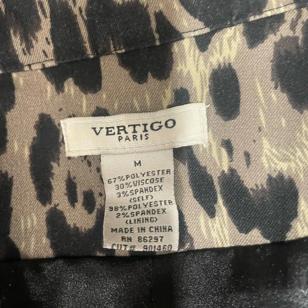 Vertigo Paris Leopard Jacket Medium - Picture 5 of 8